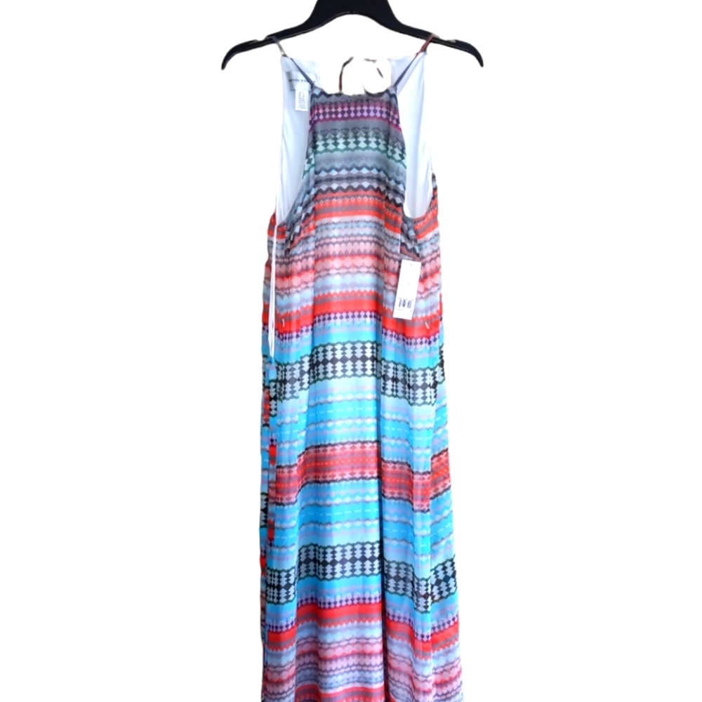 Donna Morgan halter top sleeveless maxi dress
